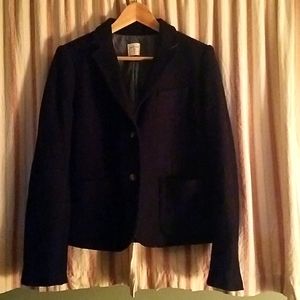 Navy Wool Blazer